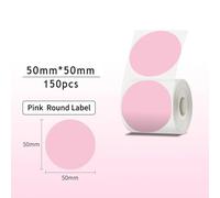 Etichetta termica per M221 M110 M120 M200 M220 e Detonger P1 P2 Dp23 Dp27 Dp26 Strappo per la casa Supermercato Negozio Catering 50x50mm 150 fogli per rotolo (Rosa)