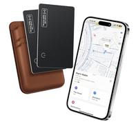 Etichetta ultra sottile Air Card: 2026 MFi Certified Wallet Smart Tracker Card - Compatibile con Apple Find My Wallets Finder Tracking Cards Tags, Keep Track Item Locator di bagagli, passaporto, borsa