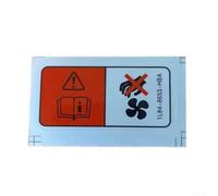 Etichetta Ventola per carta Bianca OEM A1778690500 Etichetta | per mazda per mx-5 Miata, per rx-8, 2005-2015, materiale per carta , colore bianco