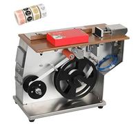 Etichettatrice angolare automatica per applicazioni a 90 gradi, design 2 in 1 ad alta velocità, controllo touch screen PLC, ideale per etichette sigillanti a prova di manomissione