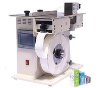 Etichettatrice automatica ad angolo retto Applicatore di etichette angolari a 90 gradi con touch screen Regolazione della velocità di rilevamento intelligente 200 mm/min per etichette rotonde quadrate