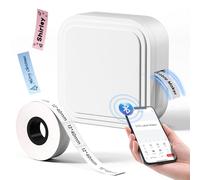 Etichettatrice con nastro, Etichettatrice Bluetooth con più modelli, Mini etichettatrice per organizzare l'archiviazione, Etichettatrice ricaricabile portatile, Etichettatrice senza inchiostro per