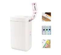 Etichettatrice D101 Mini stampante termica tascabile per etichette All in One BT Connect Prince Tag DIY Date Journal Study Sticker Etichettatrice 10-25 mm Larghezza etichetta compatibile con iOS
