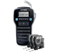 Etichettatrice DYMO LabelManager 160 con tastiera AZERTY e 3 nastri D1 inclusi - Nouvo