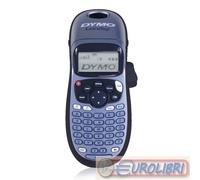 DYMO - Etichettatrice portatile, LetraTag LT-100H, per etichette, con tastiera ABC, ideale per l'ufficio o a casa, per nastro LT 12 mm, edizione limitata Silver, con 4 batterie AA
