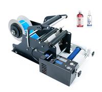 Etichettatrice elettrica per applicatore di Etichette per Bottiglie Rotonde, etichettatrice per Bottiglie di plastica in Vetro da 15-30 Pezzi/min per Diametro 15-120 mm, applicatrice Automatica