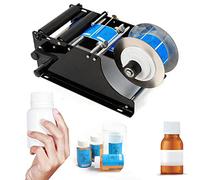 Etichettatrice manuale, applicatore di etichette 30 volte al minuto, etichettatrice per etichette adesive per bottiglie rotonde, etichettatrice per lattine, bottiglie di plastica, vetro e metallo