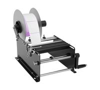 Etichettatrice manuale for bottiglie rotonde MT-30, applicatore di etichette rotonde semiautomatico, etichettatrice a manovella for bottiglie di vetro e plastica per l'ufficio logistico
