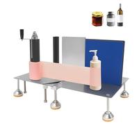 Etichettatrice manuale per bottiglie, altezza regolabile per bottiglie rotonde e quadrate, ideale per soluzioni di etichettatura di piccole imprese