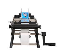 Etichettatrice manuale per bottiglie rotonde etichettatrice piccola etichettatrice per colla Non secca etichettatrice manuale portatile