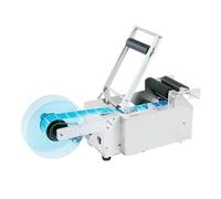 etichettatrice manuale rotonda Etichettatrice semiautomatica for bottiglie di vetro e plastica rotonde LT-50, macchina for etichette adesive, distributore di etichette(LT50,220V)