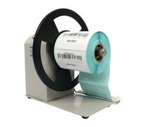 etichettatrice manuale rotonda Riavvolgitore bidirezionale, macchina for riavvolgimento automatico delle etichette, velocità regolabile, macchina for codici a barre autoadesiva(Q6)