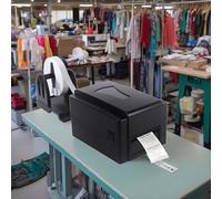 Etichettatrice professionale a nastro - Stampa nastri decorativi, etichette da appendere al dettaglio ed etichette di spedizione per e-commerce | Larghezza 20-108 mm | con supporto per nastro e bobine