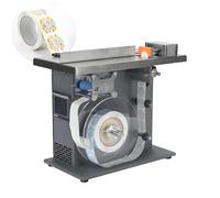 Etichettatrice Semiautomatica, Macchina per Etichettatura Ad Angolo Di 90° | 90 Gradi, Centraggio PLC, 15-30 Pezzi/Min, Adatto per Alimenti, Elettronica, Stampa(20-50mm)