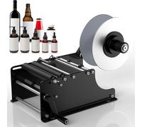 Etichettatrice semiautomatica per bottiglie, 10-30 pezzi/min, alimentazione USB, larghezza regolabile 10-100 mm, lunghezza massima 300 mm per casa e piccole imprese