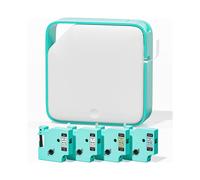 Etichettatrici, Bluetooth Maker D1600, etichetta con nastro a 4 colori, per casa, ufficio, scuola, stampante ricaricabile A