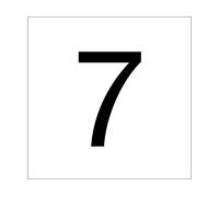 Etichettatura di lettere/numeri 100% PEAKPOWER RZB Zimmermann numero "7" nero 100mm 99222.013.7