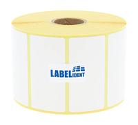 Etichette a trasferimento termico su rotolo bianco - 60 x 30 mm - Carta autoadesiva - 1.500 etichette su 1 rotolo/n, nucleo 25 mm, etichette vuote
