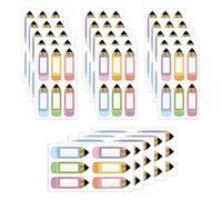 Etichette Adesive - 120 Pezzi 9x3 cm Etichette Riutilizzabili | Stacca e Attacca Nomi per Vestiti,per Studenti Bambini Feste Convegni Eventi Bacheca Scuola