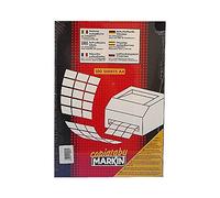 etichette adesive c/506 - in carta - permanenti - 70 x 24,25 mm - 36 et/fg - 100 fogli - bianco - markin
