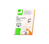 Etichette Adesive A4 Q-Connect 14 Etichette 99.1x38.1mm Bianche