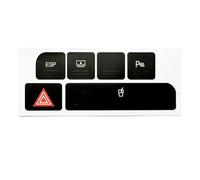 Etichette adesive auto Compatibile Con A4 2004 2005 2006 Adesivi Supporto Pulsante Dell'interruttore Lampeggiante Adesivo Emergenza Copertura Pulsante Riparazione Dell'interruttore ESP
