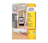 Etichette adesive Avery in carta bianca 35x35 mm -conf. 25 fogli L7120-25