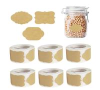 Etichette Adesive Bianche | Decorazioni Adesive per Feste - Rotoli di Etichette per Buste - per Casa Ufficio Attività Commerciali Cartellette Scaffali Pane Scatole Biglietti Auguri