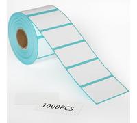 Etichette adesive blu 1 rotolo 1000 pezzi 40 X 30 mm etichette adesive termiche adesivi per casa calci ufficio supermercato ampio uso