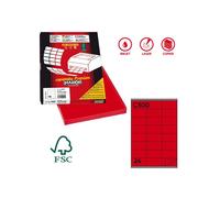 Etichette adesive C/500 - in carta - permanenti - 70 x 36 mm - 24 et/fg - 100 fo