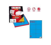 Etichette adesive C/512 - in carta - permanenti - 105 x 74,25 mm - 8 et/fg - 100