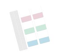 Etichette adesive colorate resistenti all'acqua 30/60/120 pezzi scrivibili in PET etichette adesive per note segnapagina per scuola