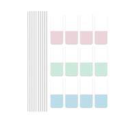 Etichette adesive colorate resistenti all'acqua 30/60/120 pezzi scrivibili in PET etichette adesive per note segnapagina per scuola