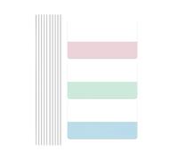 Etichette adesive colorate resistenti all'acqua 30/60/120 pezzi scrivibili in PET etichette adesive per note segnapagina per scuola