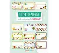 Etichette adesive con le ricette per fare le marmellate