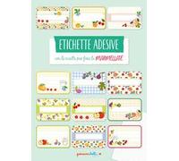 Etichette adesive con le ricette per fare le marmellate