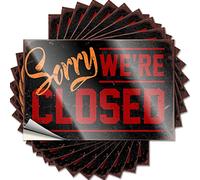 Etichette adesive da parete con scritta "Sorry We're Closed" per decorazione da parete con scritta "Sorry We're Closed", per casa e bar (6 x 9 cm, 10 pezzi)