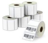 ETICHETTE ADESIVE DYMO 57MM X 32MM 6 ROTOLI COMPATIBILI PER STAMPANTE 6000