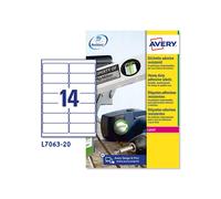 Etichette adesive extra strong L7063 - in poliestere - laser - permanenti - 99,1