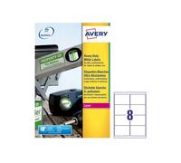 Poliestere adesivo L4715 bianco 20fg A4 99,1x67,7mm (8et/fg) laser Avery