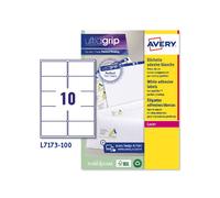 Avery Italia L7173-100 Etichette per indirizzi per pacchi, 10 Pezzi per Foglio, 100 Fogli, 99.1 x 57, Bianco