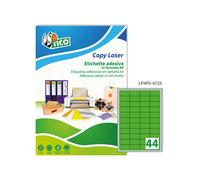 Etichette adesive LP4F - in carta - angoli arrotondati - permanenti - 47,5 x 25,