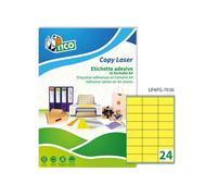 Etichette adesive LP4F - in carta - con margini - permanenti - 70 x 36 mm - 24 e