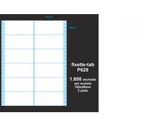 Etichette adesive modulo continuo a 2 piste 102x49mm