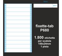 Etichette adesive modulo continuo ad 1 pista 150x24mm
