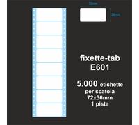 Etichette adesive modulo continuo ad 1 pista 72x36mm