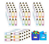 Etichette Adesive Nominali,120 Pezzi 9x3cm Adesivi | Stacca e Attacca Nomi per Vestiti - per Studenti Bambini Feste Convegni Eventi Bacheca Scuola