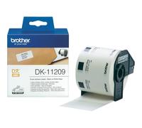 Brother dk-11209 nastro per etichettatrice nero su bianco