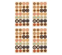 Etichette adesive per anelli di rinforzo per fori di carta - Rinforzi autoadesivi per perforatori, adesivi di rinforzo | Patch di riparazione ad anello per la codifica di redazione di notebook
