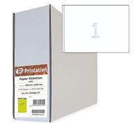 Etichette adesive per spedizione, formato A5, 1000 pezzi, 210 x 148,5 mm, bianco, autoadesive, 1000 fogli DIN A5 da 1x1 210x148, etichette adesive per pacchi DHL - 6135 8690 210x148